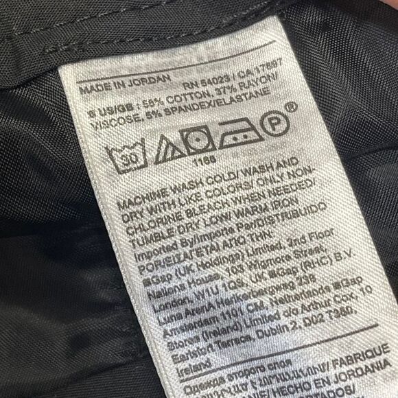 Banana Republic womens sloan pants sz 12 10” rise black business casual trouser - Picture 12 of 12